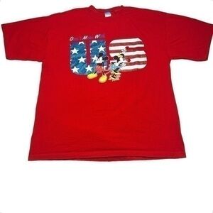 Vintage Disney Mens T-Shirt Mickey and Minnie Don't Mess With US Made in USA XL